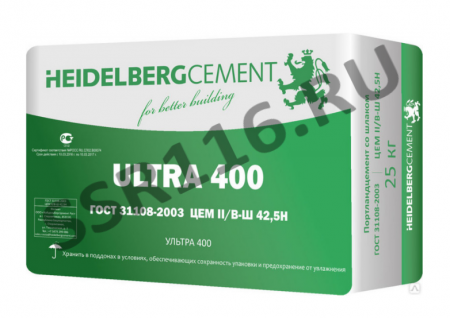 Цемент Heidelbergcement М500 цем II/В-Ш 52.5Н Цемент Heidelbergcement М500 цем II/В-Ш 52.5Н
